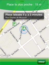 ILN : trouvez une place de parking grce  l'iPhone